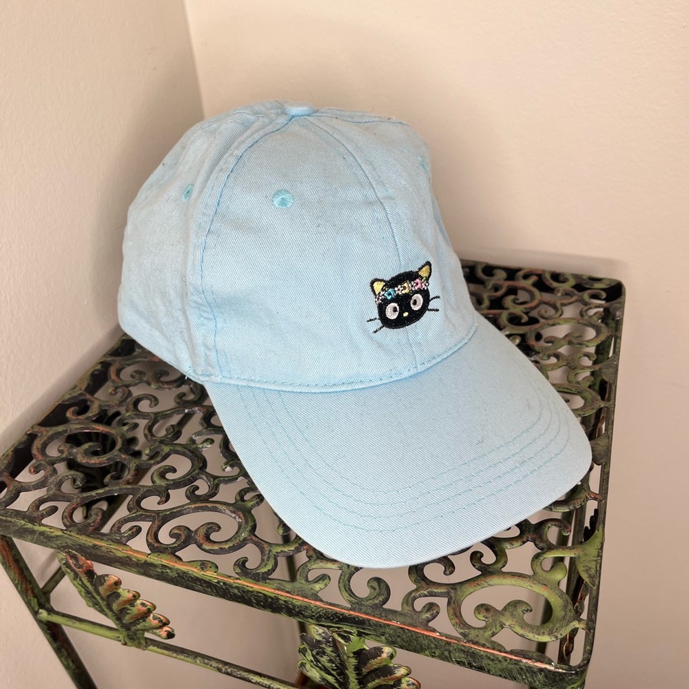 SANRIO Flower Crown Chococat Baby Blue SnapBack Baseball Hat